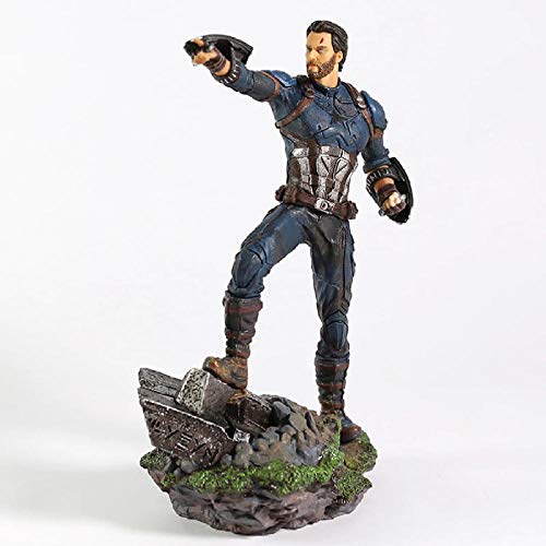 GSDGSD Captian America/Black Widow Avengers Infinity War PVC Estatua Figura de colección Modelo de Juguete