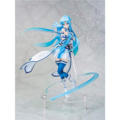 GSDGSD Sword Art Online Escala Ordinal Asuna Undine Ver. Figura de acción de PVC Anime 1/7 Escala Chica Asuna Figura Anime Figura Modelo