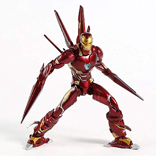 GSDGSD Vengadores Infinity War Mk50 Nano Arma Iron Man Figura de acción Movil Anime PVC