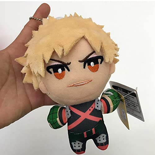 GSJDD 3pcs Anime Plushie My Hero Academia, Izuku Todoroki Katsuki Plush Doll Colgante de Juguete, My Hero Academia Peluches de Peluche, Llavero Decoración Regalos para Navidad Cumpleaños-A