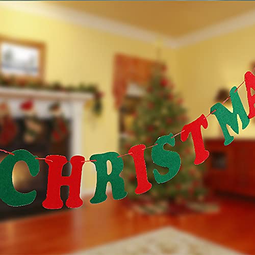 Gsrhzd 3 piezas de diferentes formas Navidad decoración casa, Feliz Navidad Banner, Banners de decoración del hogar hechos a mano utilizados para Navidad y otros festivales para resaltar la atmósfera