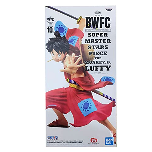 Gtrjin Una Pieza Personajes De Anime Bwfc Monkey D. Luffy Smsp Figura De Acción De 22 Cm, Colección De PVC Modelo De Juguete Figura De Anime Juguetes para Niños