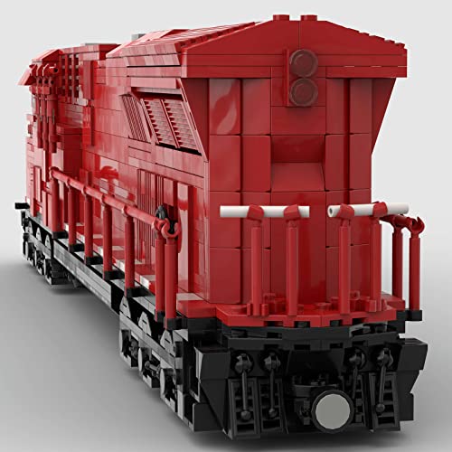 GUDA Tren eléctrico de ingeniería, modelo de bloques de construcción, 1797 piezas, 8Wide ES44AC BNSF, juguete para adultos y niños, compatible con Lego, diseñado por Barduck