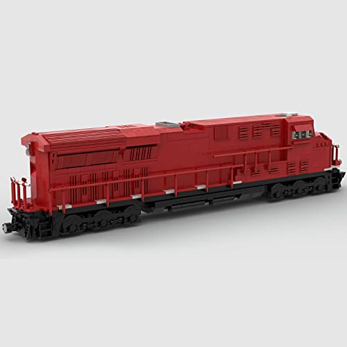 GUDA Tren eléctrico de ingeniería, modelo de bloques de construcción, 1797 piezas, 8Wide ES44AC BNSF, juguete para adultos y niños, compatible con Lego, diseñado por Barduck