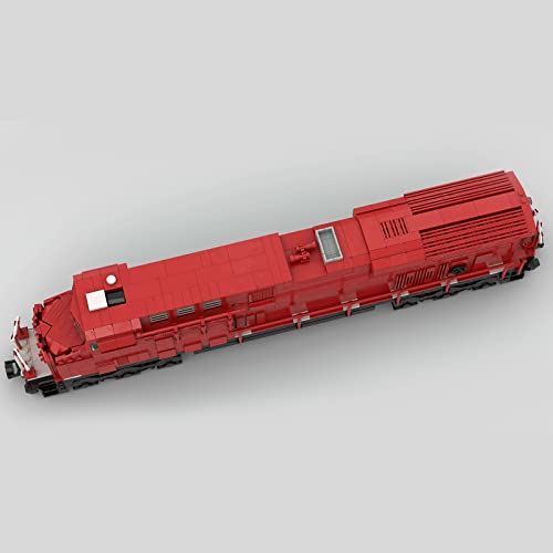 GUDA Tren eléctrico de ingeniería, modelo de bloques de construcción, 1797 piezas, 8Wide ES44AC BNSF, juguete para adultos y niños, compatible con Lego, diseñado por Barduck