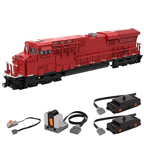 GUDA Tren eléctrico de ingeniería, modelo de bloques de construcción, 1797 piezas, 8Wide ES44AC BNSF, juguete para adultos y niños, compatible con Lego, diseñado por Barduck