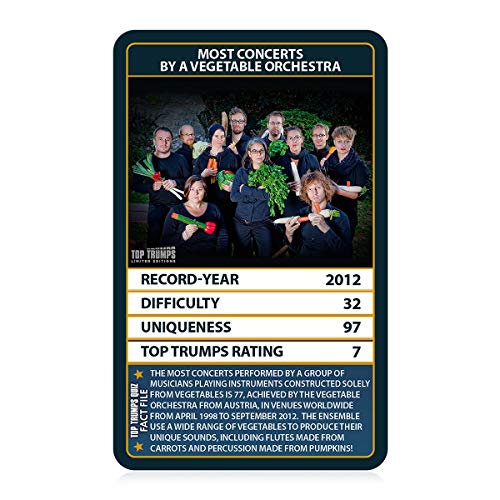 Guinness World Records 30 increíbles títulos Top Trumps Limited Editions Juego de Cartas