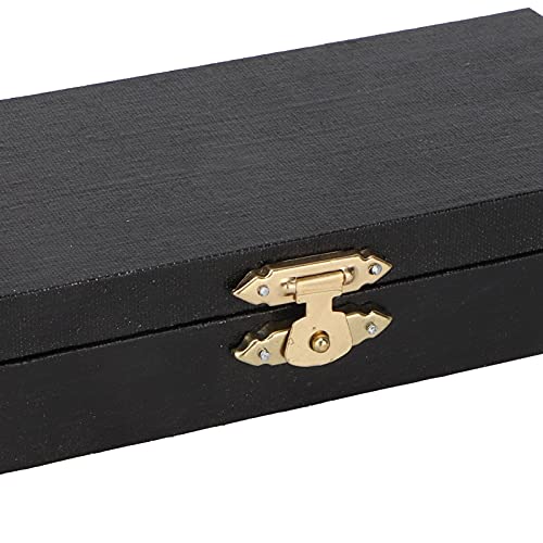 Guitarra en miniatura, regalo de instrumento musical modelo de guitarra con soporte/caja para el hogar para la oficina(14 cm green electric guitar)