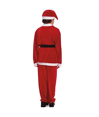 H HANSEL HOME Disfraz Papa Noel Infantil - Niño Vestido para Cosplay/Navidad Size 6-8 años