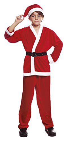 H HANSEL HOME Disfraz Papa Noel Infantil - Niño Vestido para Cosplay/Navidad Size 6-8 años