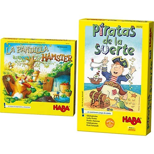 HABA Pandilla Hámster-ESP (303120) + - Piratas de la Suerte - ESP (302252)