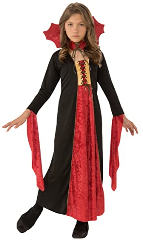 Halloween - Disfraz de Vampiresa gótica para niña, Talla L infantil 3-4 años (Rubie's 881029-S)