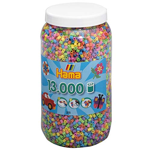 Hama - Bote de Hama midi mix, 13000 piezas , color/modelo surtido