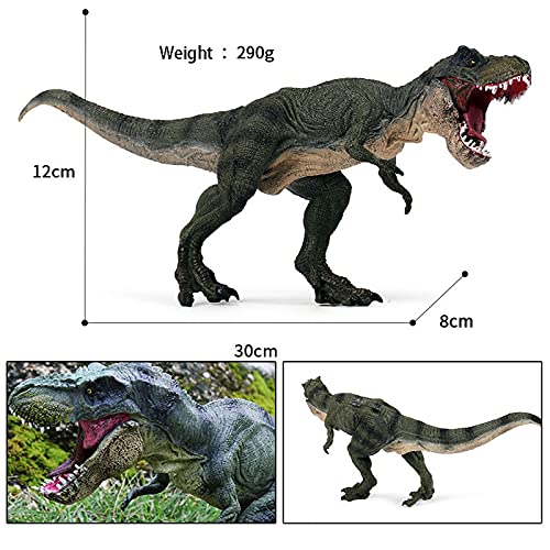 Hao-zhuokun Jurassic Walking Tyrannosaurus Dinosaur Toys Simulación Plástico Indominus Rex Figuras de acción Boca Abierta Dinosaur World Animales Modelo Kid Toy Gift Gift Collectors