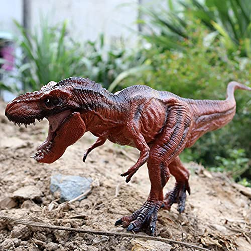 Hao-zhuokun Jurassic Walking Tyrannosaurus Dinosaur Toys Simulación Plástico Indominus Rex Figuras de acción Boca Abierta Dinosaur World Animales Modelo Kid Toy Gift Gift Collectors