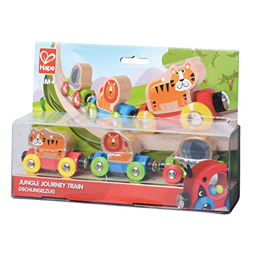 Hape Journey Train Tren Animales Jungla, Multicolor (Barrutoys E3807)