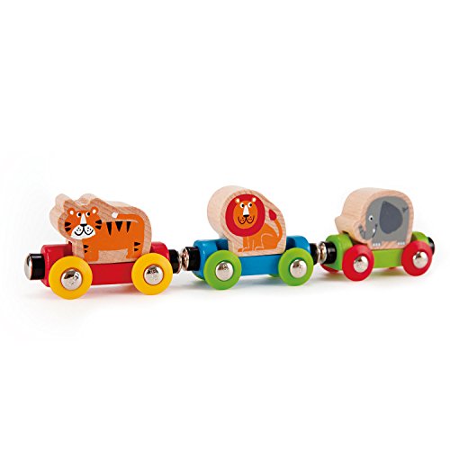 Hape Journey Train Tren Animales Jungla, Multicolor (Barrutoys E3807)