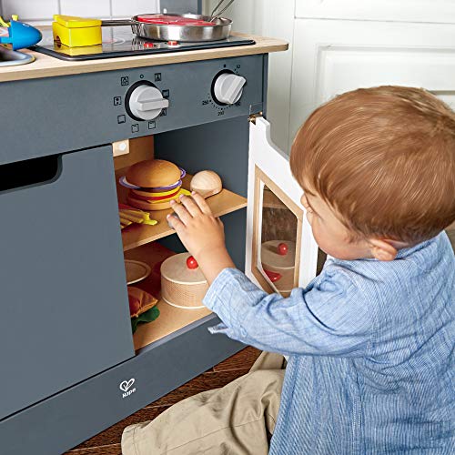 Hape Juguete innovadora, Cocina Infantil de Madera, Incluye Accesorios, a Partir de 3 años (E3166)