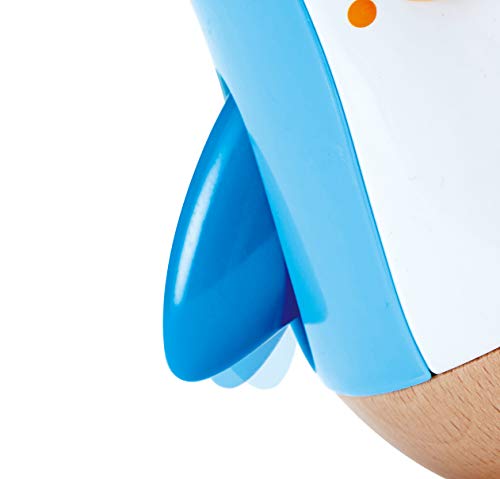 Hape Tentetieso Musical Pingüino, Pingüino Colorido Melodía Tambaleo, Juguete que Tambalea para Niños y Niñas a Partir de 6 Meses