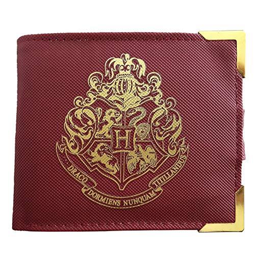 Harry Potter Cartera prémium con Escudo de Hogwarts, Multicolor, 2 Unidades