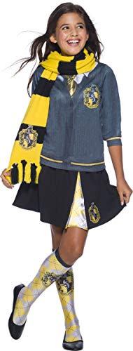 Harry Potter Deluxe Bufanda Hufflepuff, Multicolor, (Rubie'S 39035)