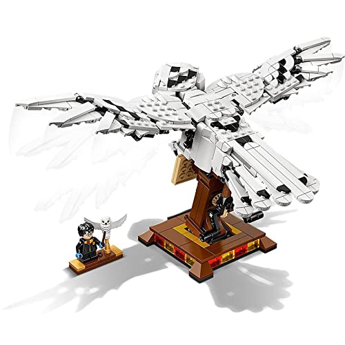 Harry Potter Owl Hedwig Building Blocks Kit de construcción con minifiguras, modelo rompecabezas 3D la serie Harry Potter 630 piezas, coleccionable exclusivo compatible con Lego Hedwig