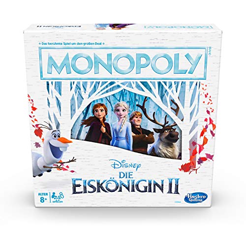 Hasbro Gaming- Monopoly Frozen Disney Juego de Mesa para niños a Partir de 8 años, Color (61106642)