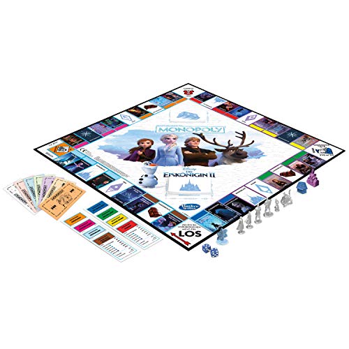 Hasbro Gaming- Monopoly Frozen Disney Juego de Mesa para niños a Partir de 8 años, Color (61106642)