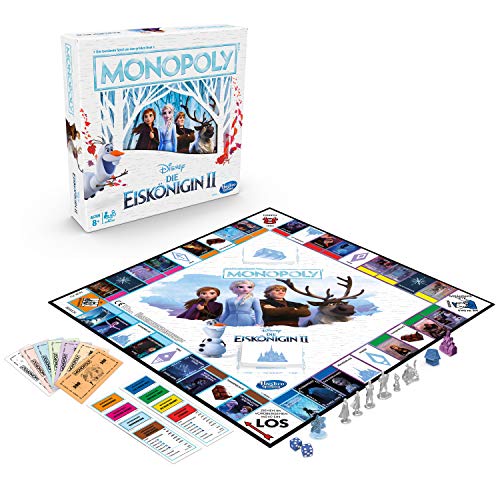 Hasbro Gaming- Monopoly Frozen Disney Juego de Mesa para niños a Partir de 8 años, Color (61106642)