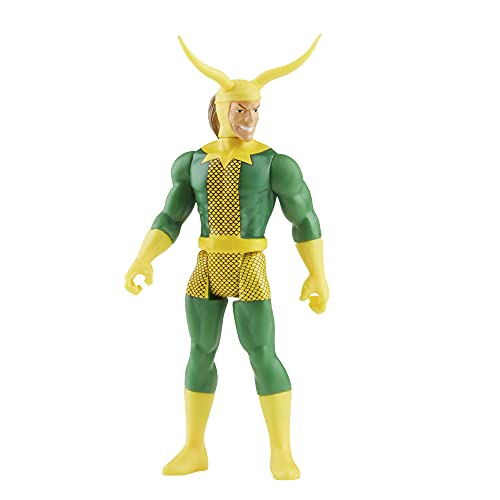 Hasbro Marvel Figura de acción Coleccionable de Loki Retro 375 de 9,5 cm Legends Series (F2671)