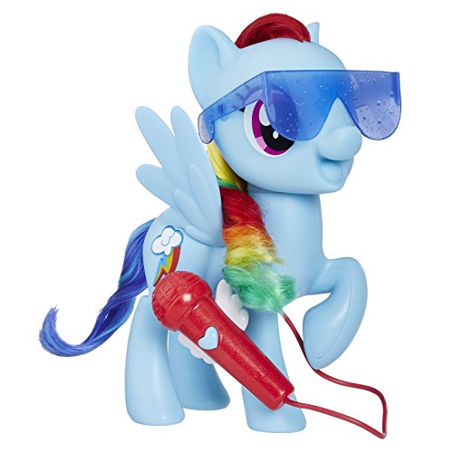 Hasbro Muñeca Rainbow Dash E1975100, con función de Voz y Sonido