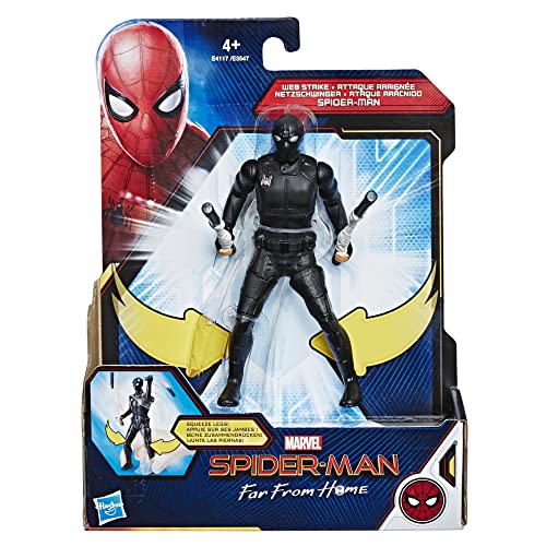 Hasbro Spider-Man - Far from Home Web Strike Action Figuras de 15 cm, Multicolor, E4117ES0