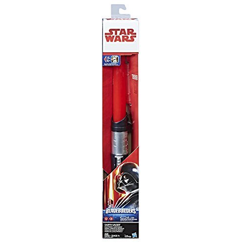 Hasbro Star Wars: A New Hope Darth Vader Electronic Lightsaber - Armas de juguete (Espada láser de juguete, 5 año(s), Niño, Multicolor, De plástico, Star Wars)