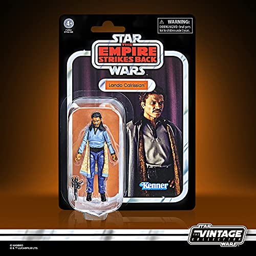 Hasbro Star Wars La colección Vintage - Star Wars: El Imperio contraataca - Figura de Lando Calrissian a Escala de 9,5 cm - Edad: 4+, F1890