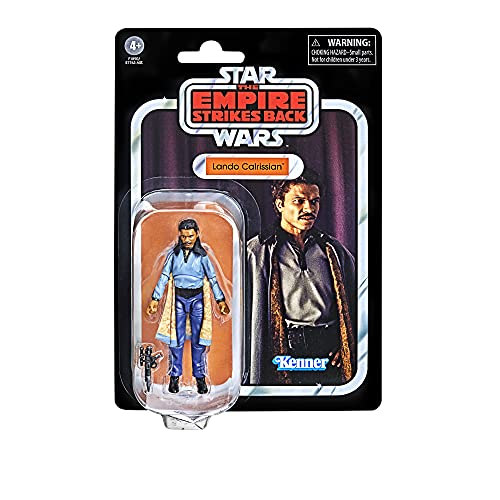 Hasbro Star Wars La colección Vintage - Star Wars: El Imperio contraataca - Figura de Lando Calrissian a Escala de 9,5 cm - Edad: 4+, F1890