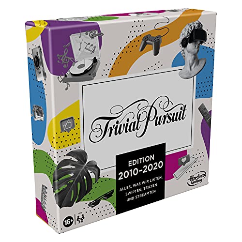 Hasbro Trivial Pursuit 2010 Edition Incluye años 2010 a 2020, Juego de Mesa para Adultos y Adolescentes, para 2 - 6 Jugadores de 16 años