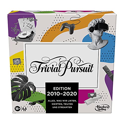 Hasbro Trivial Pursuit 2010 Edition Incluye años 2010 a 2020, Juego de Mesa para Adultos y Adolescentes, para 2 - 6 Jugadores de 16 años