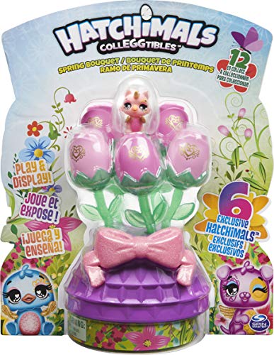 Hatchimals 6054229 Ramo de primavera con 6 coleggibles exclusivos (estilo puede variar), para niños a partir de 5 años, multicolor , color/modelo surtido