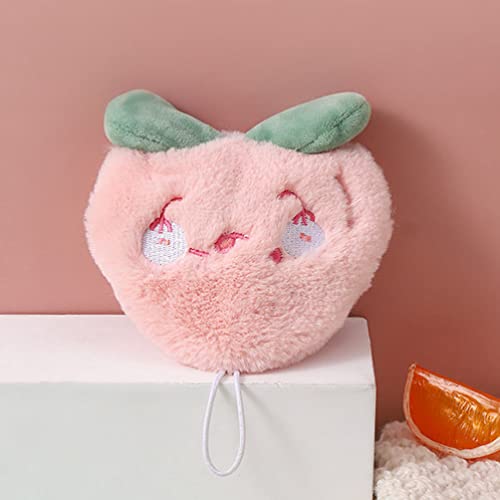 HEALLILY 4 Juegos de Peluche Juguete de Peluche de Peluche Handwarmer Portátil Fruta Pelusa Almohada Invierno Mano Manga Muñeco Cálido para Niños Mujeres Regalos de Cumpleaños Color