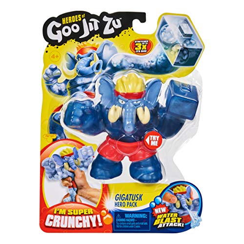 Heroes of Goo Jit Zu 41044 Hero Pack S2 GIGATUSK The Elephant, Multicolor