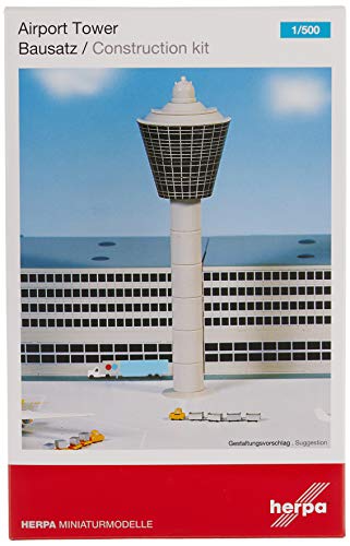 Herpa - Edificio de Aeropuerto, Set de Torre de Control, Escala 1:500 (519670)