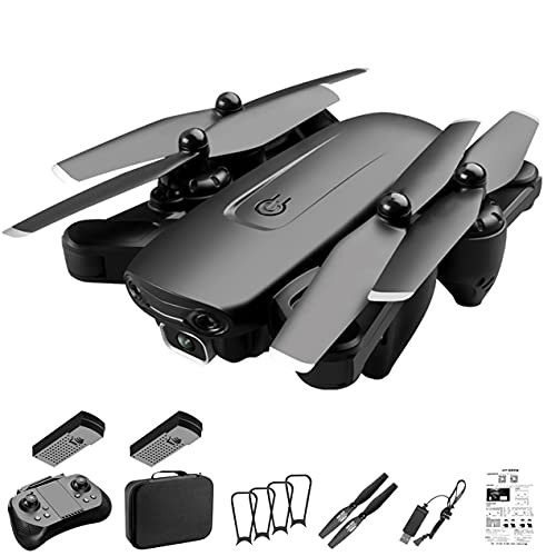 HHuin F6 - Dron GPS con cámara dual 4K FPV Dron con Follow Me WiFi Optical Flow Plegable Profesional RC Quadcopter