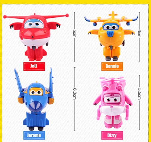 HIL Mini Super ala Juego De Juguetes Robot De Deformación Mareado Donnie Jett Jerome Muñeca Robot De Dibujos Animados Caja De Regalo Robot Juguetes De Los Niños Regalos para Niños Regalo Creativo