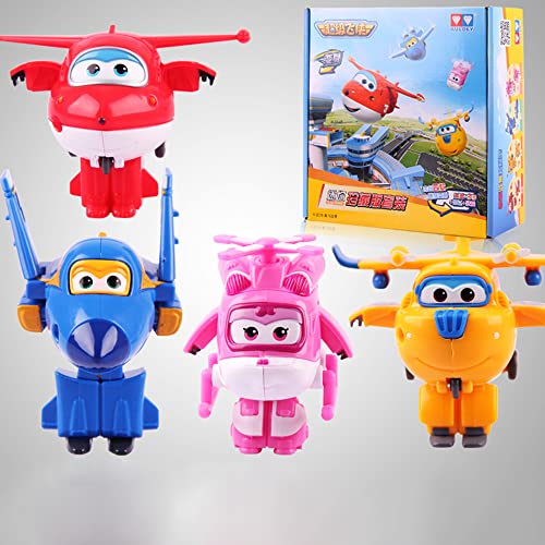 HIL Mini Super ala Juego De Juguetes Robot De Deformación Mareado Donnie Jett Jerome Muñeca Robot De Dibujos Animados Caja De Regalo Robot Juguetes De Los Niños Regalos para Niños Regalo Creativo