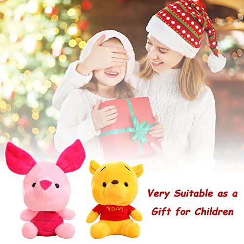 Hilloly Peluche de Winnie The Pooh, 2 Piezas Muñeco de Peluche, Muñeco de Peluche Cerdo Volador, Muñeco de Peluche Tigger, Juguetes de Peluche, Adecuado para Todas Las Edades