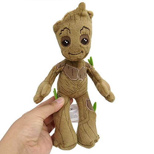 HNZYAMZDS 22cm Marvel Groot muñecos de Peluche Juguetes Lindos Vengadores de Marvel Guardianes de la Galaxia Groot Juguetes de Peluche Regalos