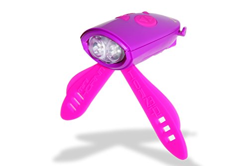 Hornit Mini PÚRPURA / Rosa - Bocina y luz para Bicicleta y Patinete para niños - 25 Efectos de Sonido y 5 Luces