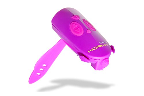 Hornit Mini PÚRPURA / Rosa - Bocina y luz para Bicicleta y Patinete para niños - 25 Efectos de Sonido y 5 Luces