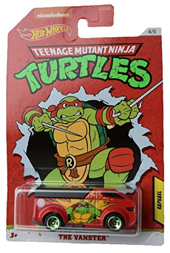 Hot Wheels GJV09 Tortugas Ninja Mutantes adolescentes Raphael The Vanster 4/5