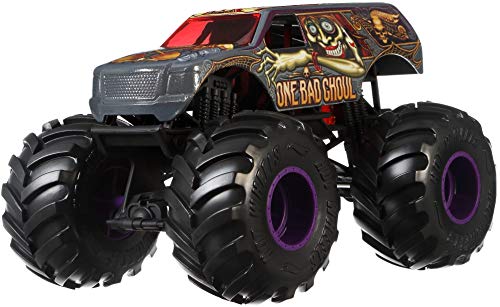 Hot Wheels One Bad Ghoul Monster Truck, 1:24 Scale